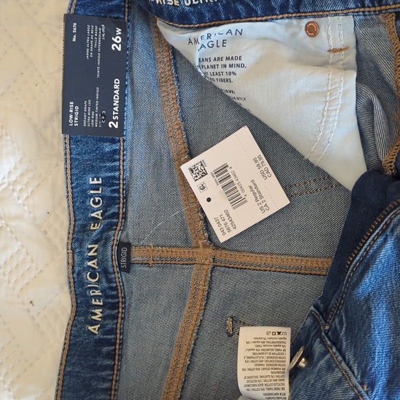 American Eagle Strigid Ultra Wide Leg Jeans - Picture 4 of 5